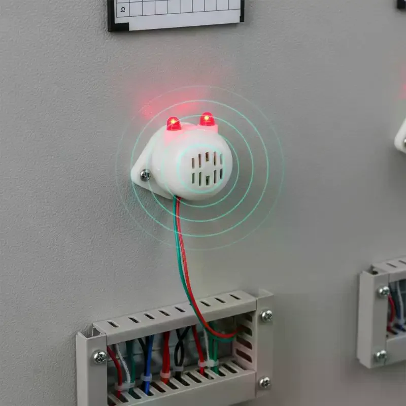 

Energy Efficient Sound and Light Mini Buzzer DC6-24V for AntiTheft Alarm Security Lamp System