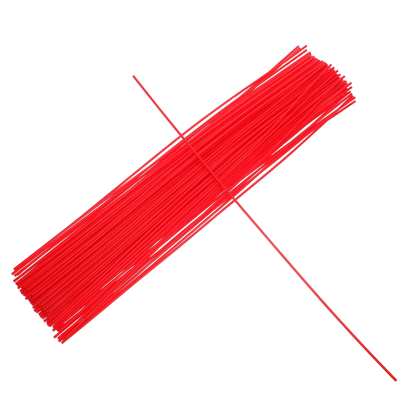 100Pcs Red Plastic Spray Can Nozzle Extension 500Mm for Automotive Lubrication Cleaner Penetrating Oil Precision Spray