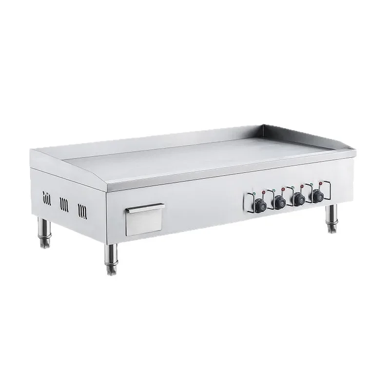 موقد شواء الغاز الكهربائي التجاري تيبانياكي فطيرة كهربائية شريحة لحم الحبار المقلي #1