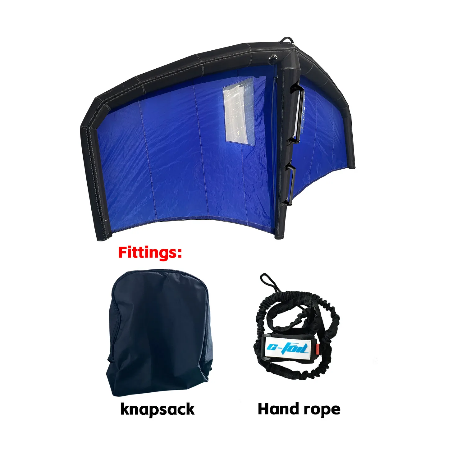 

Kitesurfing Wing Foil Board Package Inflatable Air Fly Surfboard/Surfkite Efoil Dropshipping Wholesale Customization black blue