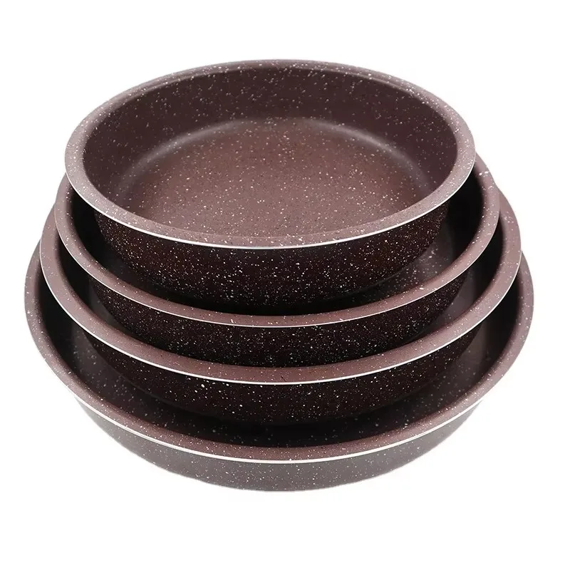 

High Quality 28/32/36/40CM Bakeware Set 4pcs Aluminum Granite Oven Tray Large Cake mold Multifunctional Non-Stick Gas Cooker