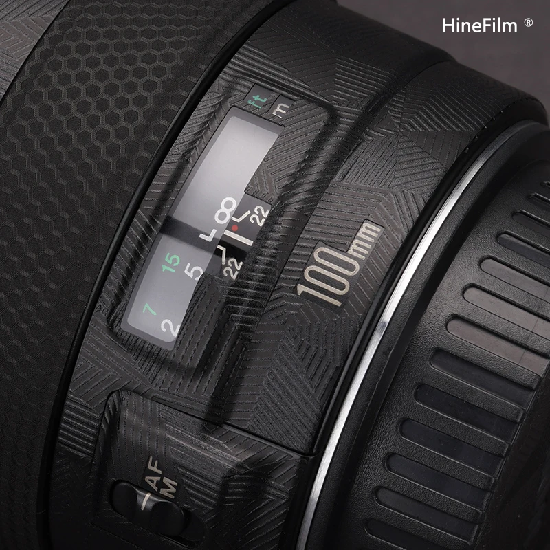 Hinefilm Skin do obiektywu Canon EF100 F2 Naklejka na obiektyw EF100F2 Pokrowiec na obiektyw Canon EF 100mm f/2 USM Naklejka na obiektyw 100 F2 Protector