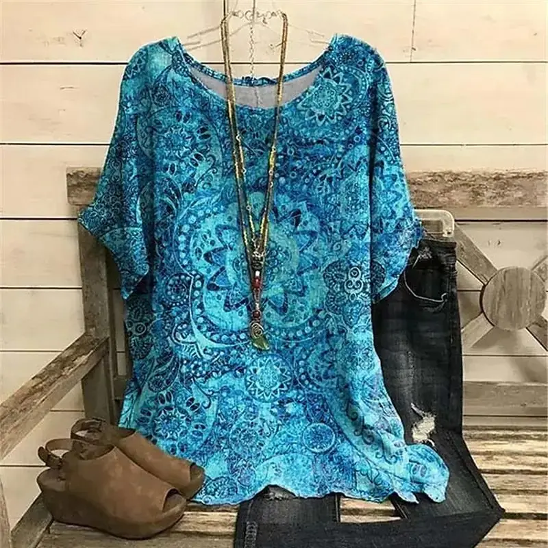 

2023 New Summer 3D Flower Print One Ne ort Sve round Waist Women's Base Layer Pants Other Material 00%