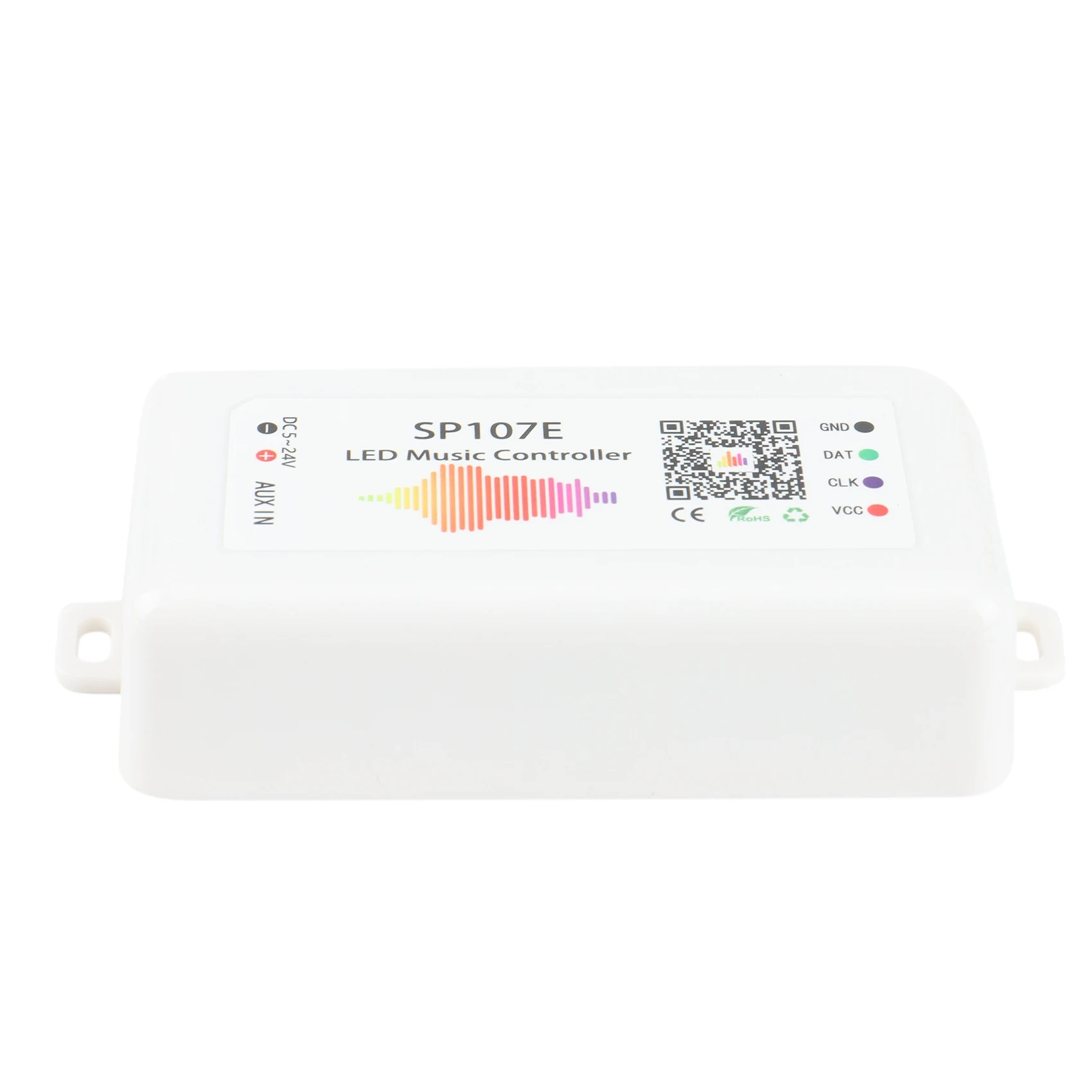 SP107E pengontrol aplikasi Bluetooth, lampu Strip piksel LED, pengontrol simfoni, pengontrol aplikasi WS2811, pengontrol warna penuh musik Bluetooth