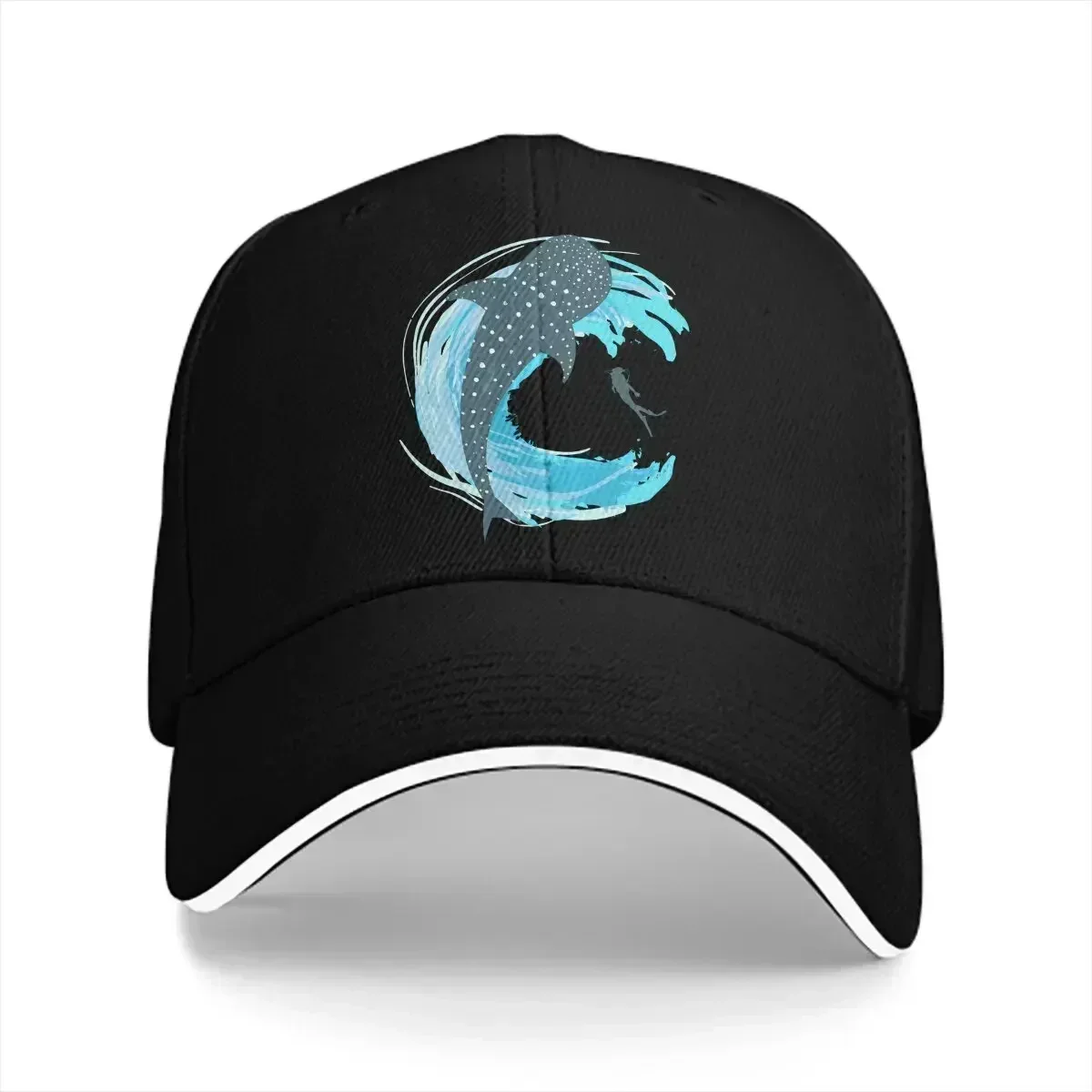 New Summer Cap Sun Visor Navy Alt Hip Hop Caps Shark Scuba Diving Peaked Hats