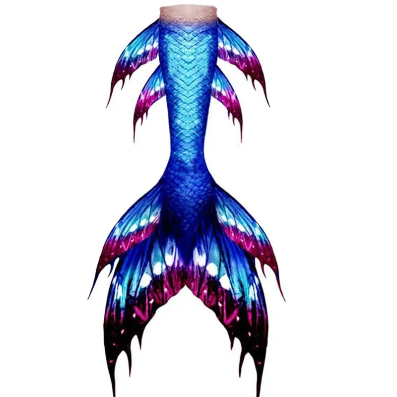 

25COSGirl Mermaid Tail Swimsuit Without Monofin Adult Swimming Bikini Set Cosplay Customized Children Swimming Mermaid Tail