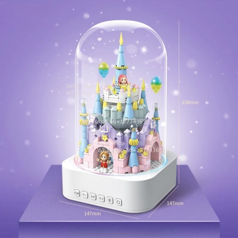 

Вращающаяся музыкальная шкатулка-сюрприз: праздничный подарок на Рождество или день рождения для девочки