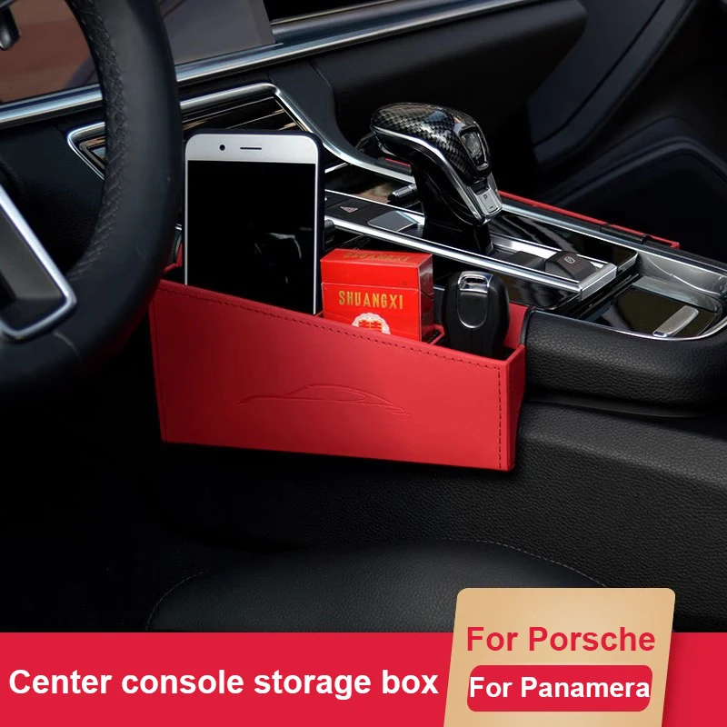 For Porsche Panamera 2017 2018 2019 2020 2021 2022 2023 2024 Car Seat Side Center Console Hanging Storage Box Stowing Tidying