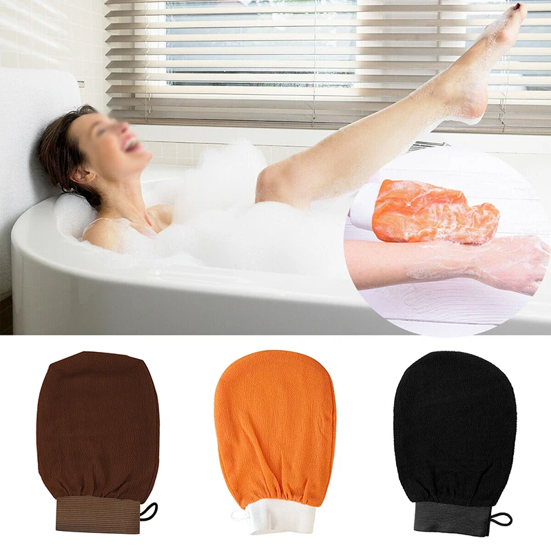 Shower Bath Scrub Glove Korean Exfoliating Body Scrub Shower Towel Washcloth Portable For Adults Coarse Grain Brush