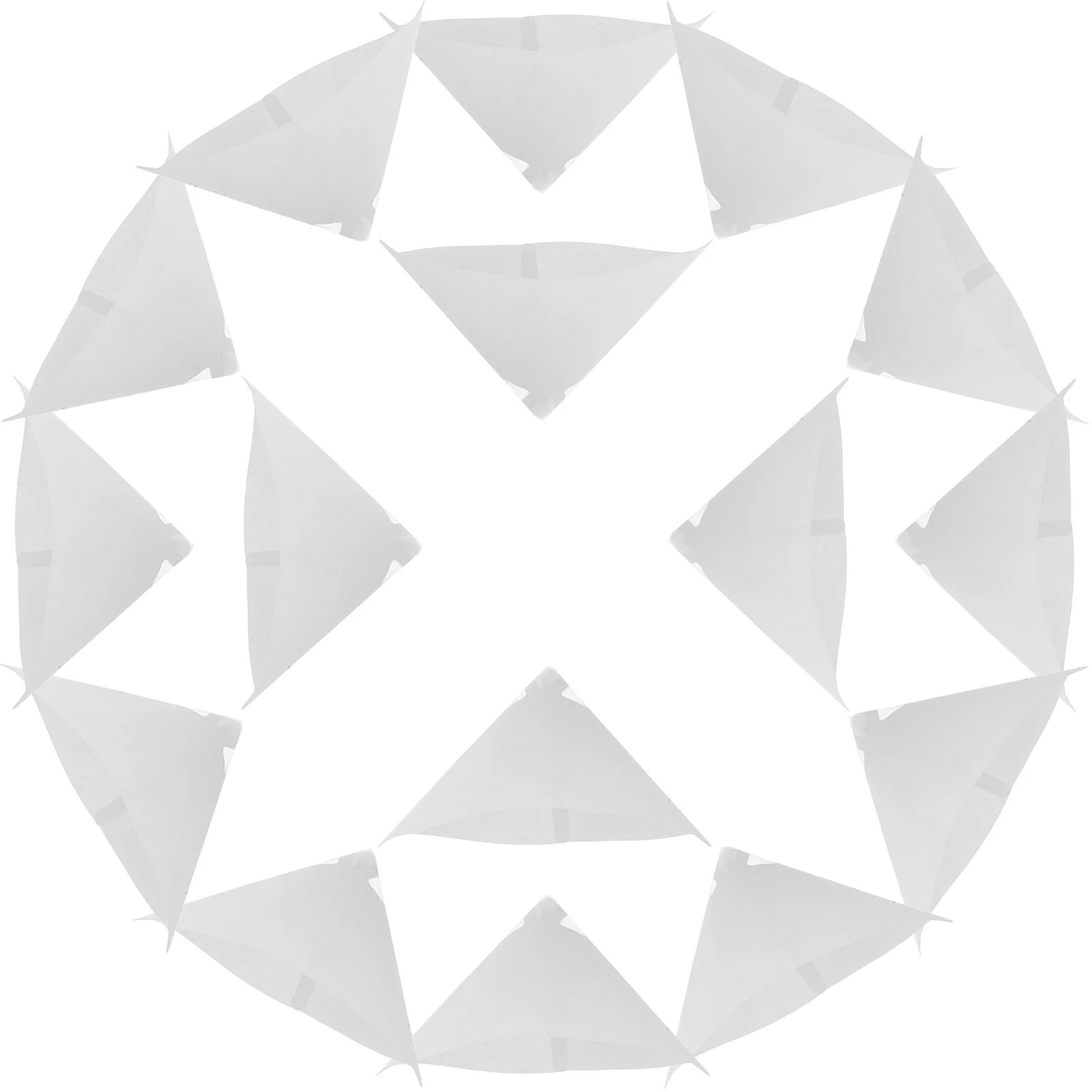 50 قطعة مرشح الطلاء المخروط كفاءة الترشيح العالية شبكة النايلون لمشاريع هواية اللوحة للسيارات مصفاة مخروط الطلاء