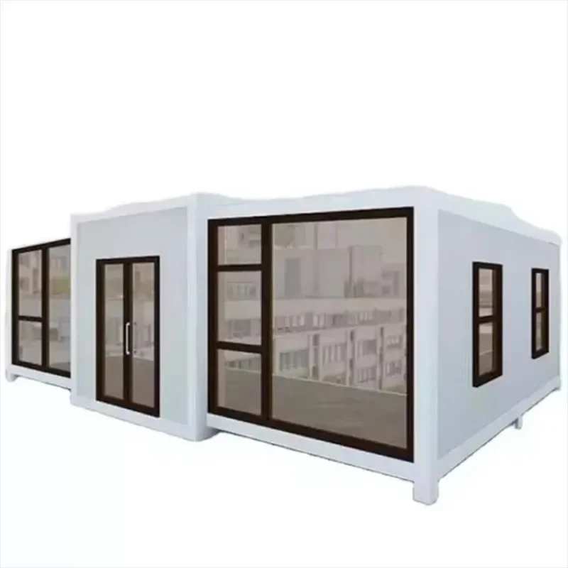 China Factory Luxury Villa Prefabricated Modular Modern Extendable Container House Prefab Expandable Home 3 in 1