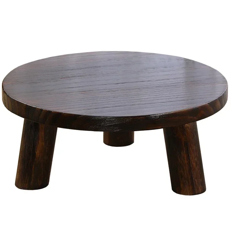 

Japanese-style Bay Window Table Small Coffee Table Solid Wood Tatami Minimalist Kang