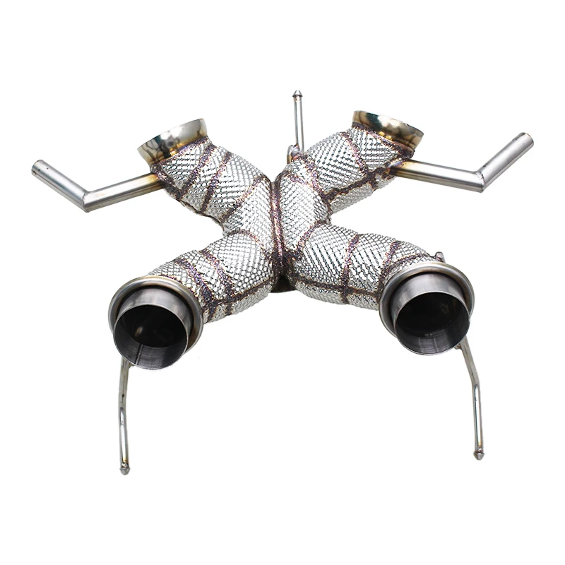 

Auto Rear Catback Exhaust For Mclaren 600LT Spider/Coupe 3.8T 2018-2020 Free Flow Pipes Stainless Steel Exhaust System
