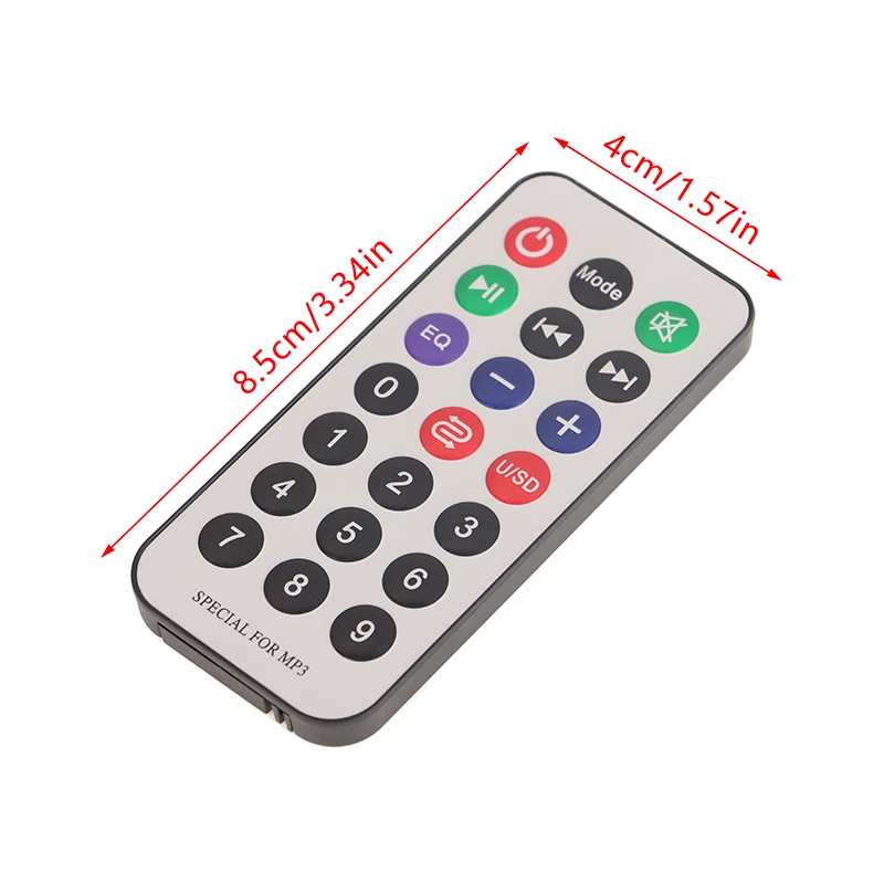 1Pc Universal Multifunctional Remote Controller For USB Subwoofer Decoding Power Amplifier Board With Digital Bluetooth Card‘