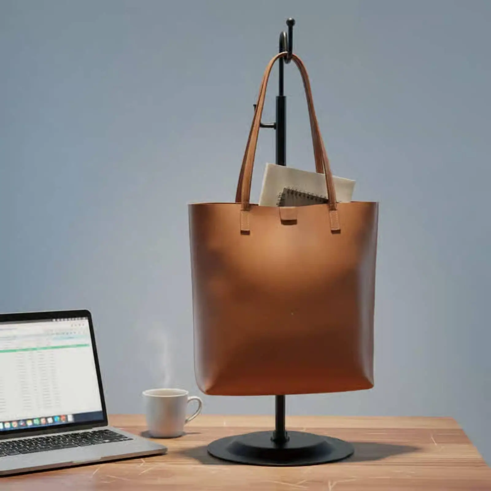 iron-display-rack-for-handbags-adjustable-purse-holder-with-eva-pad-for-boutique-retail-shop-jewellery-display-stand