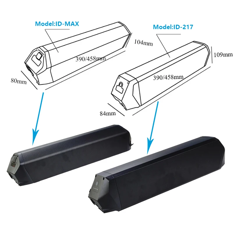 36V Reention Dorado Max 217 E-bike Li-ion Battery pack 25ah 28ah 30ah Replacement upgrade for NCM Moscow Milano Magnum Mi6 ebike