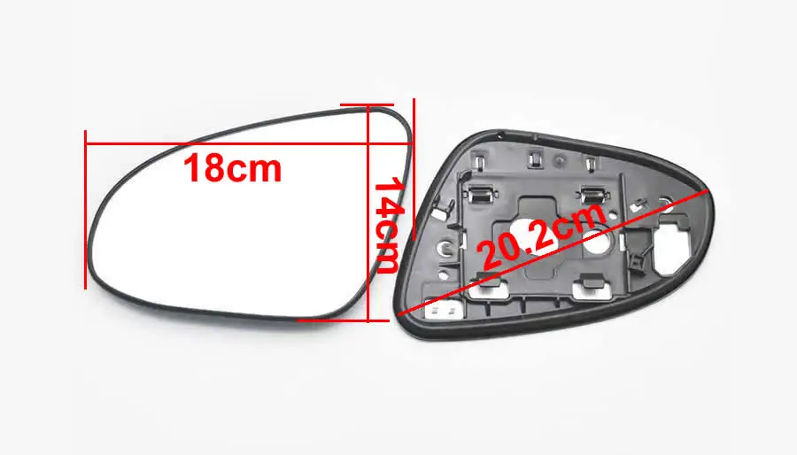 For Toyota Camry 2012 2013 2014 2015 2016 2017 Car Accessories Rearview Side Mirror Lens Wing Mirrors Glass with Heating