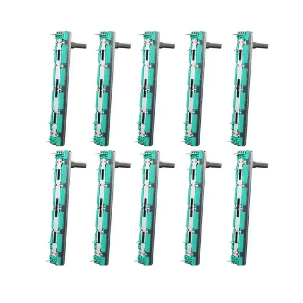 Straight Dual Linear Slide Potentiometer Handle Fader Variable Resistor Mixer For Home Improvement Tool Accessory