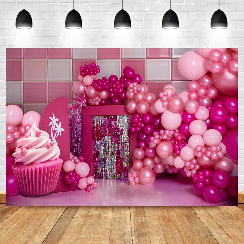 Birthday Party Background Cafe Castle Photography Background Customized Girls Birthday Baby Shower Photo Studio Props