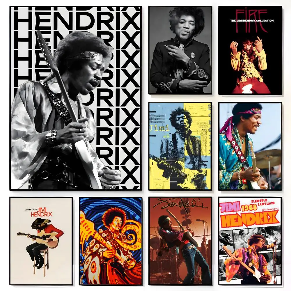 Rock Legend J-jimi Hendrix Poster American Film Mural Home Childrens Room Wall Decor Print