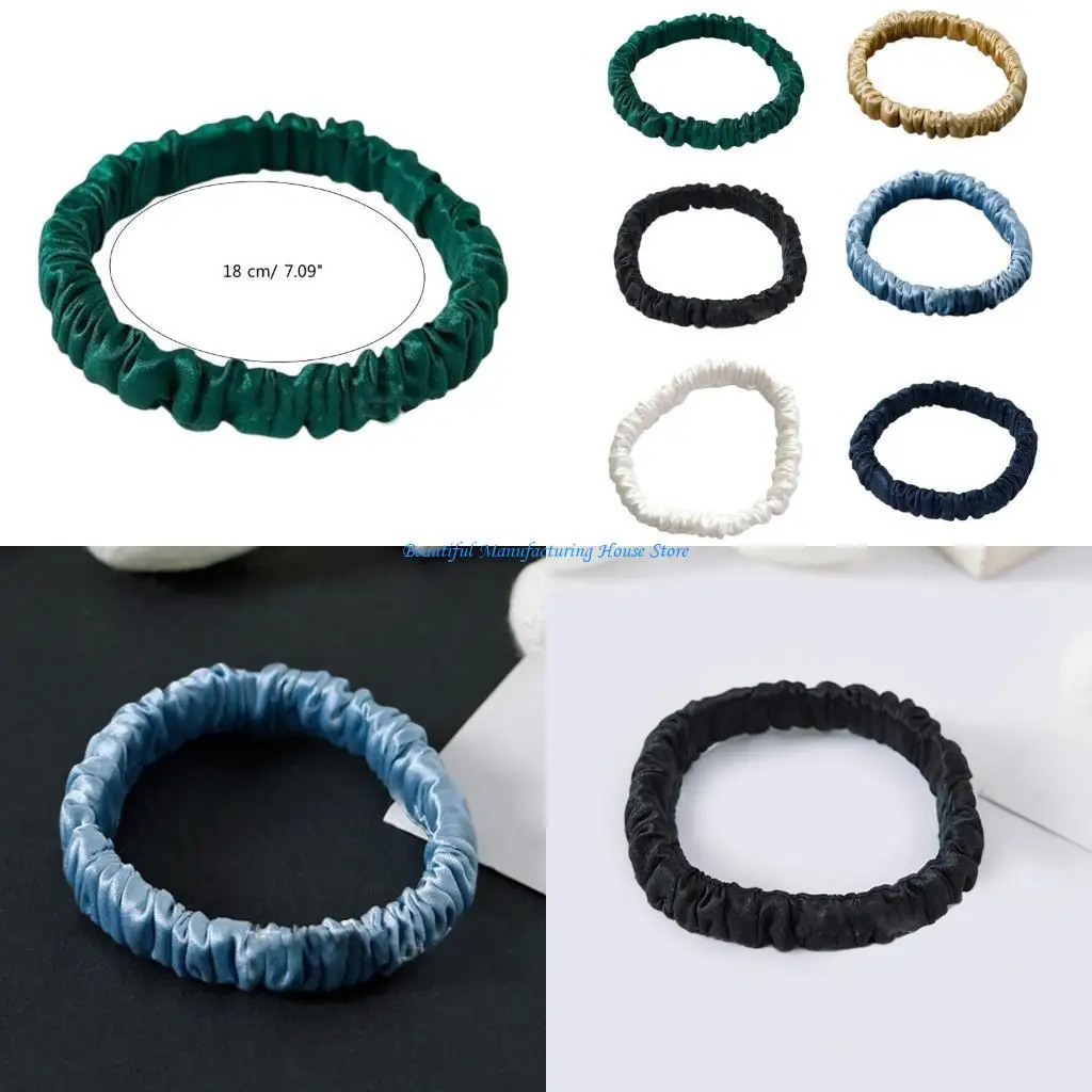 

E56A Мягкие круглые резинки для волос для невьющихся волос в подарок для девочек и женщин