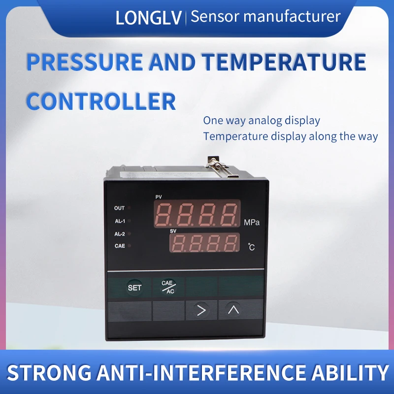 LONGLV-Instrumento Digital inteligente de Control de presión y temperatura, serie PCL-103
