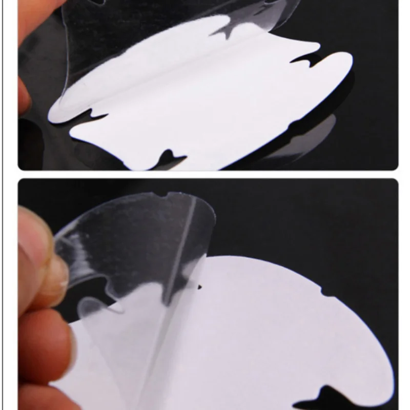 4pcs Universal Invisible Car Door Handle Scratches Automobile Shakes Protective Vinyl Protector Films Car Handle Protection