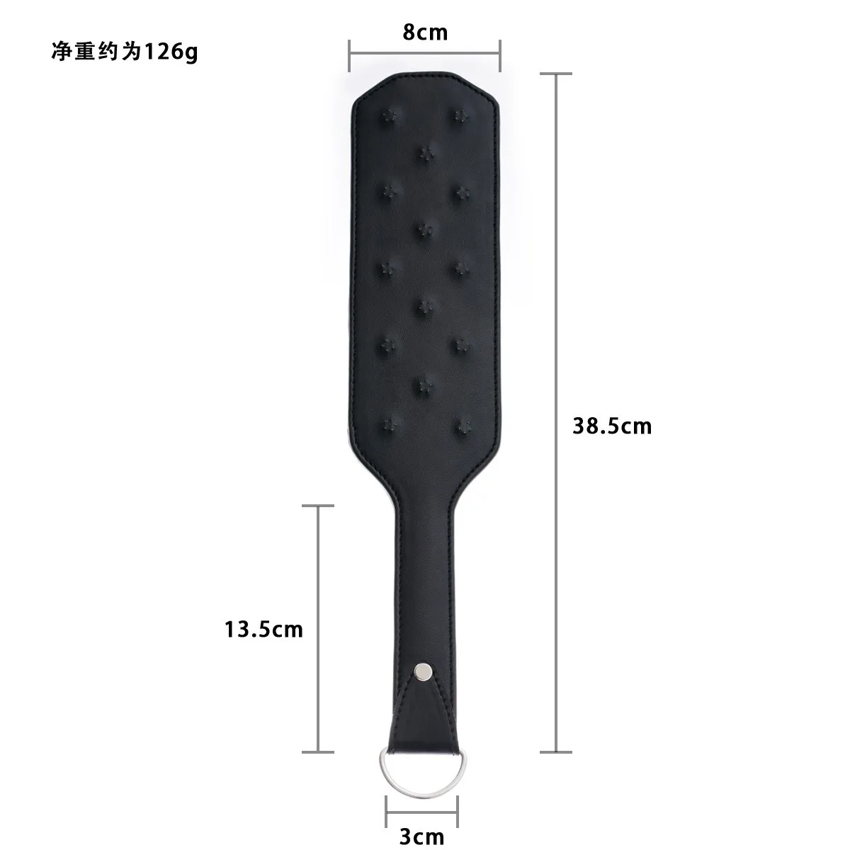 BDSM Spanking Paddle Dual Side Leather Spiked Whip Bondage Restraints Sex Toys for Couples Adult Games Sex Products view 5