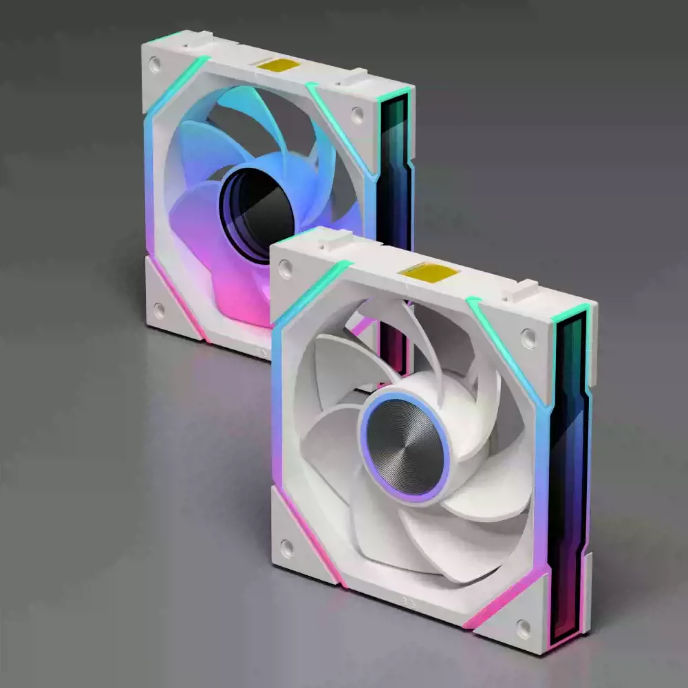 Nollie Building Block Fan Four GC120 Building Block Fan Asynchronous Addressing Series Light Effect 26LED Magnetic Mounting