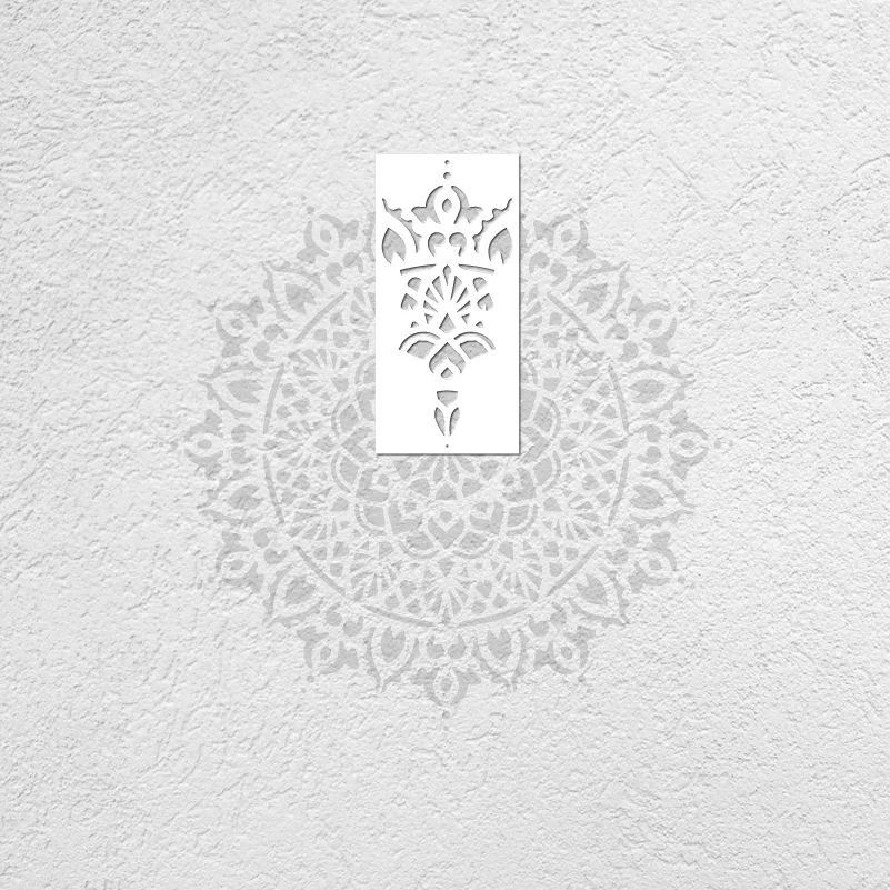 Extra Large Round Mandala Flower Wall Stencil 140-220cm Diameter  Reusable Painting Template S525