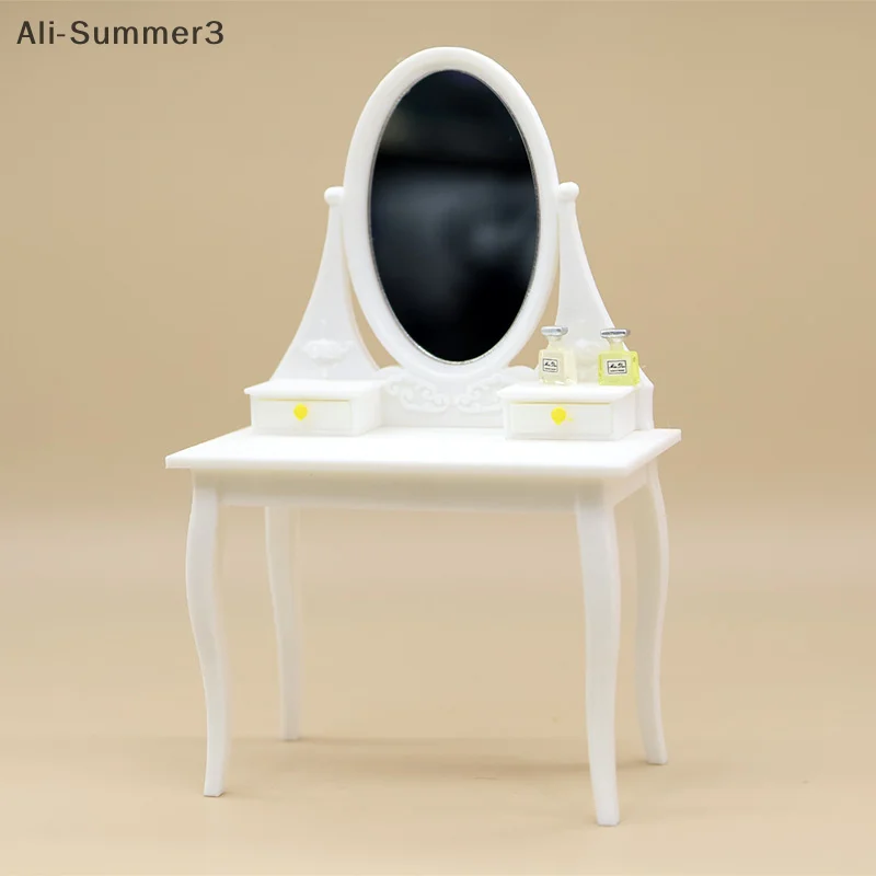 1/12 Poppenhuis Simulatie Kaptafel Model Poppenhuis Slaapkamer Decoratie Poppenhuis Living Scène Decor Accessoires