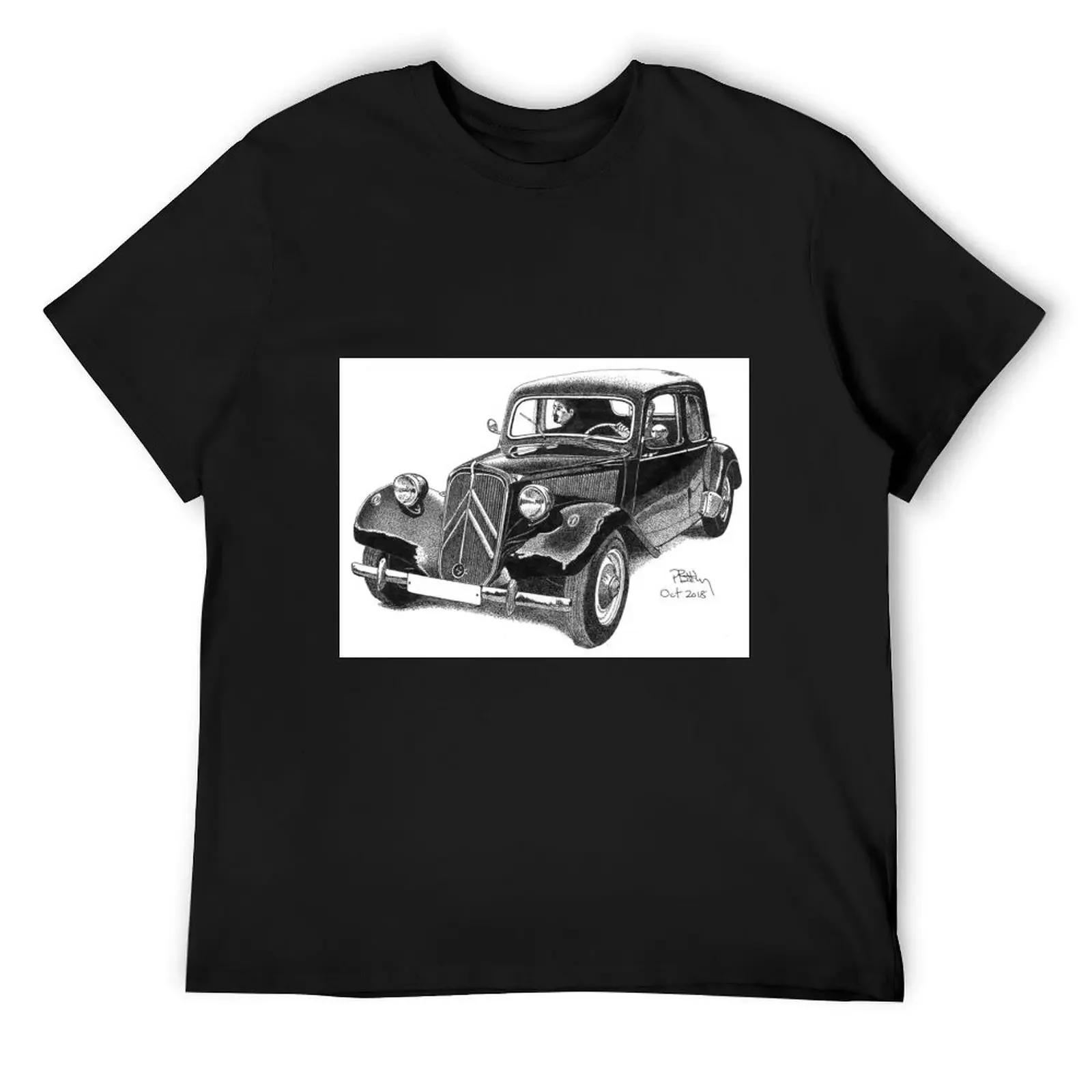 Citroen Traction Avant T-Shirt heavyweights anime clothes outfits for men