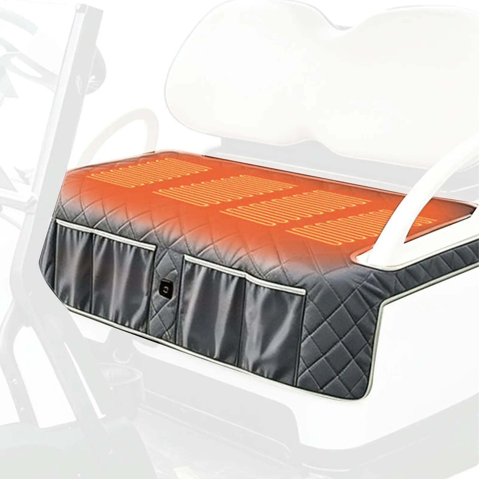 Golf Cart Blanket 4 Zone Heating 3 Level Adjustable Cushion Golf Cart Cushion Cover for Men Women Husband Pets People Outdoor