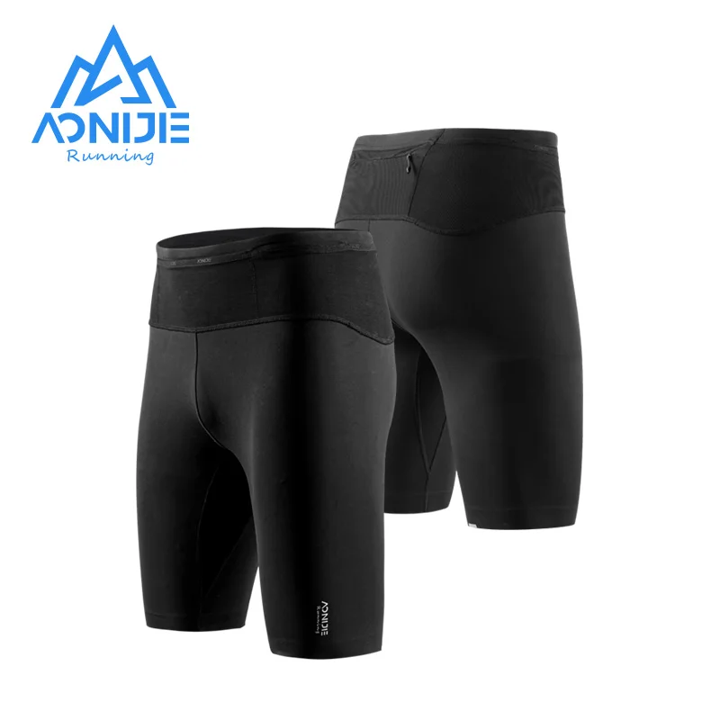 AONIJIE Compression Shorts Tight  Sports Quick Drying Elastic Fifth Pants Summer Training Running Cycling FM5120