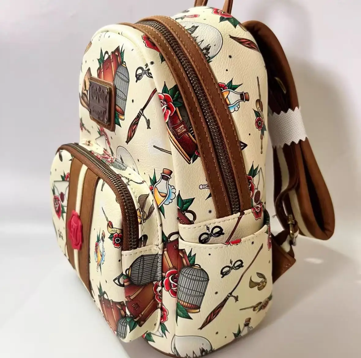 Cute Loungefly Double Strap Backpack Stylish Women Shoulder Purse Casual Daily Bag Hobby Collectible Gift For Movi - view 4