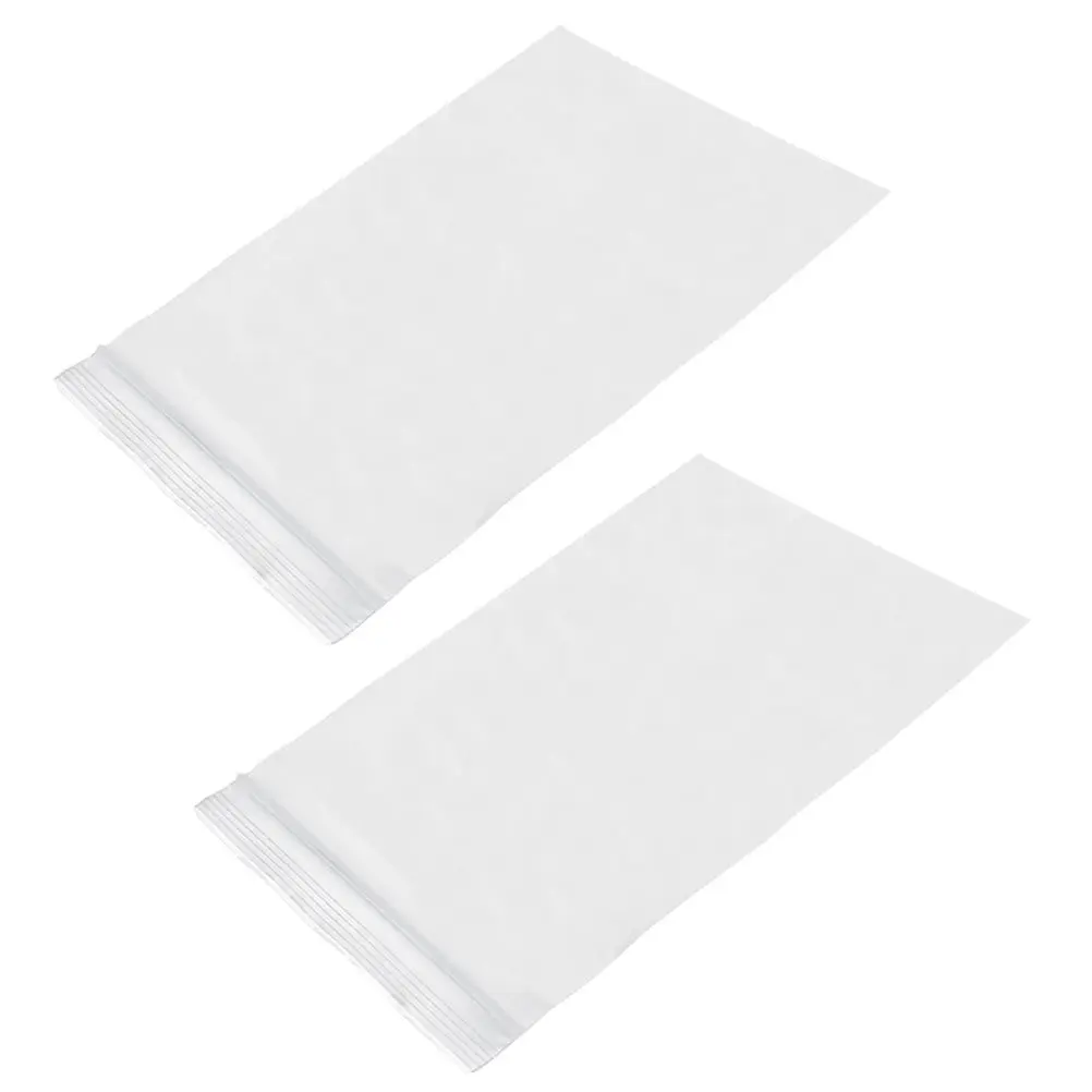 100Pcs Bags Thickening Reclosable Plastic Zipper Storage Bags Durable Transparent Organizer for Daily Use Storage