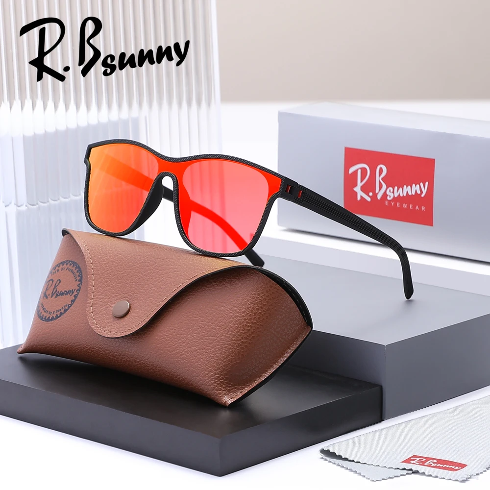 نظارات شمسية مستقطبة كلاسيكية للرجال، عدسة واحدة للقيادة والصيد، إطار PC خفيف الوزن UV400 #3