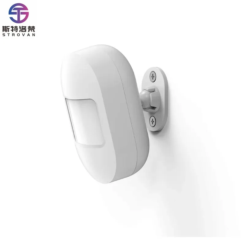 Smart Mini Wi-Fi ABS Material  Smart App Home Security Human Motion Sensor with Easy Installation