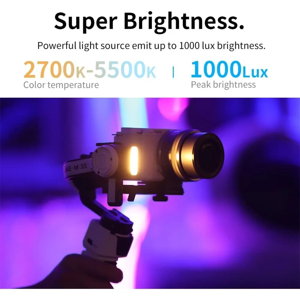 جودة عالية - مثبت Gimbal 3 محاور محمول الكل في تصميم واحد، شحن سريع. قم بتصوير أطول، وضوح مذهل لطلقتك