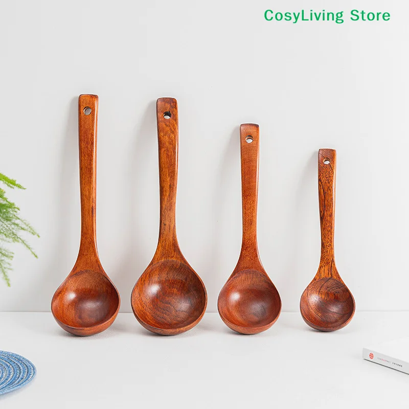 [CL]Wooden Shovel Spoon Non Stick Wood Long Rice Spatula Kitchen Cooking Utensil Hand Stir Fry Tools Sets Cooker Pots Mini[CL]