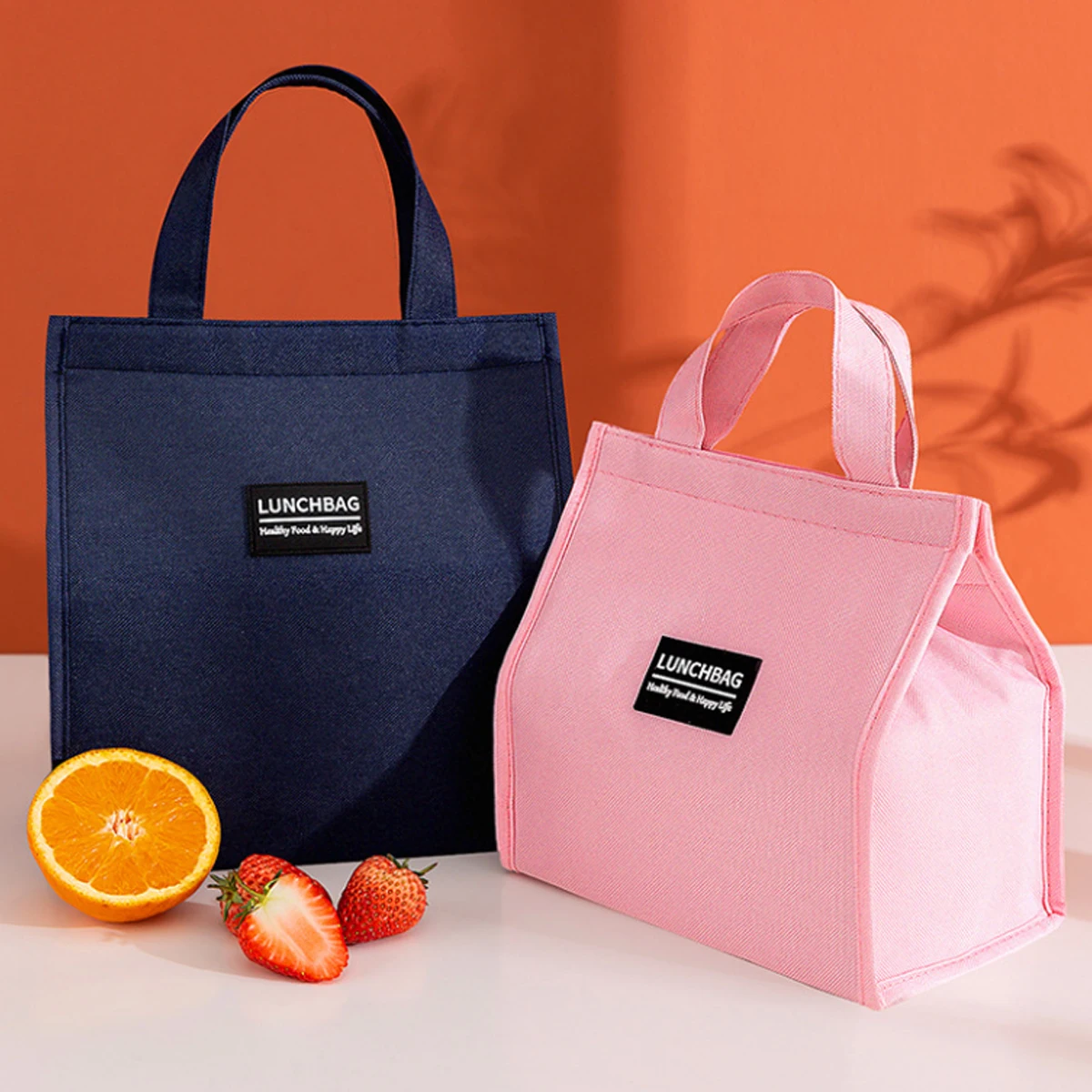 Large Capacity Portable Insulation Bag Student And Work Lunch Bag