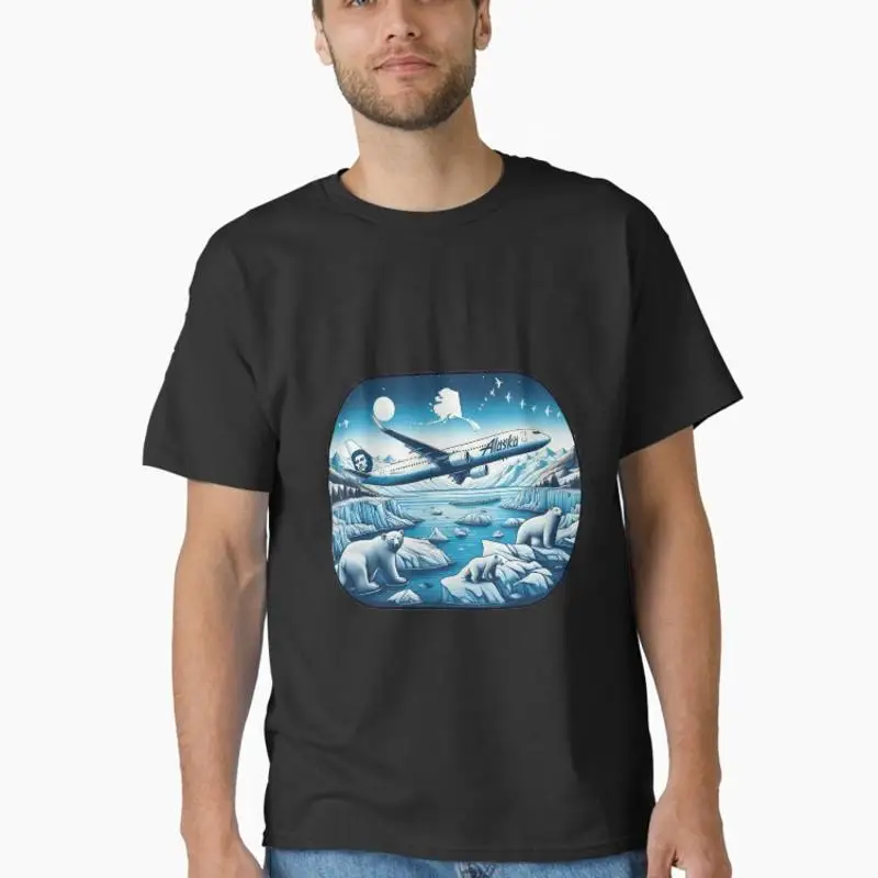 Alaska Airlines Glaciers Polar Bears Classic T-Shirt