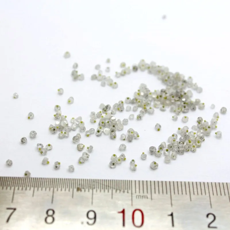 Synthetischer weißer diamant stein für schmuck herstellung labor erstellt cvd htpt diamanten fester künstlicher granulat partikel edelstein 1pc – Detail 9