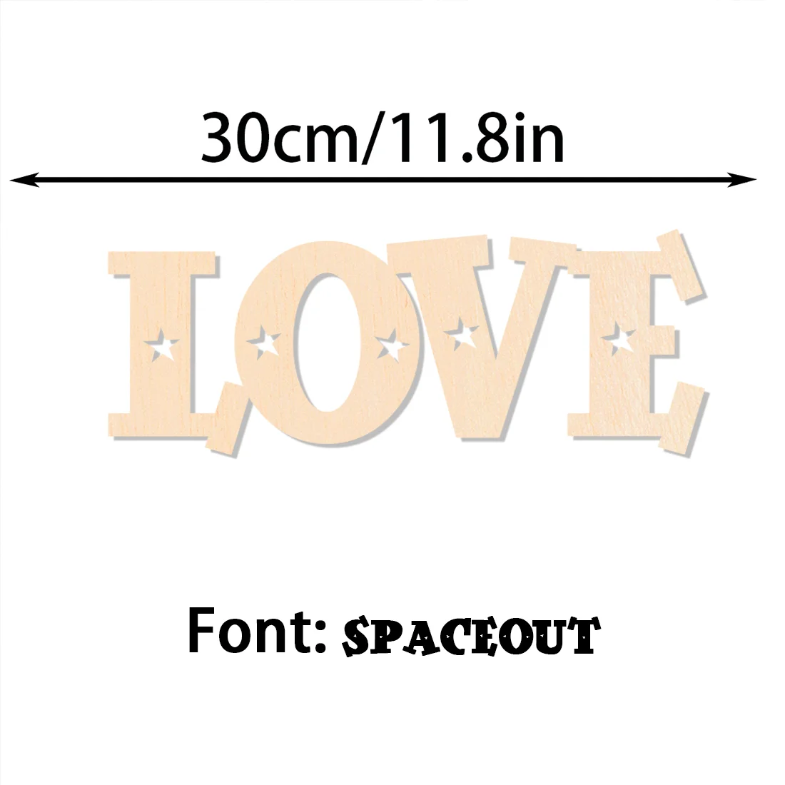 1 قطعة حب فني مثال علامة مقطوعة بالليزر اسم مخصص لوحة خشبية علامة خشبية النمط التقليدي لوحة ديكور الطاولة #6