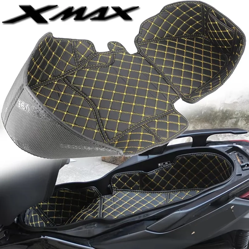For Yamaha X-MAX XMAX 125 300 400 250 2017-2025 Motorcycle Storage box leather Accessories Trunk lining Seat Bucket Protector