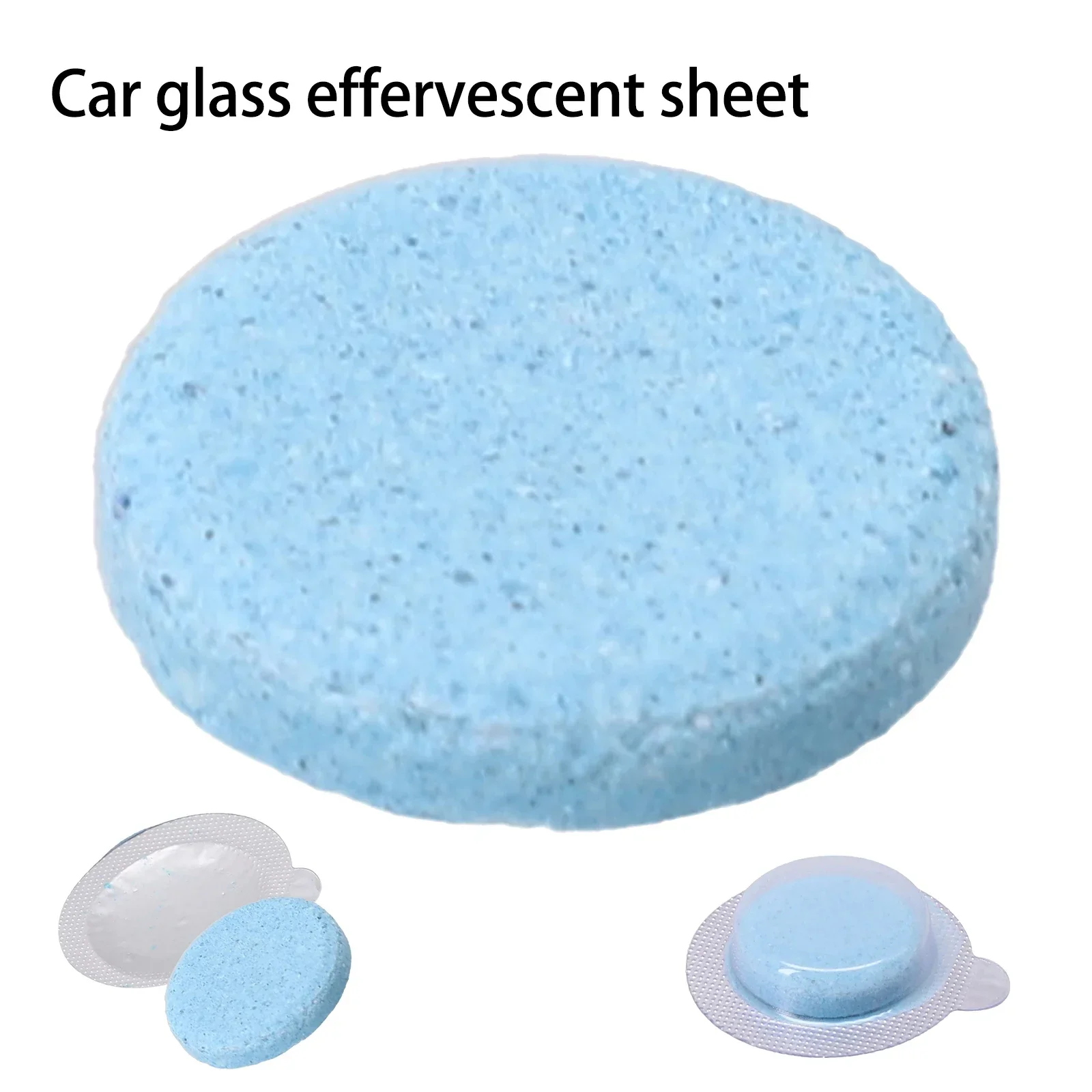 

Effervescent Solid Tablets for Car Windshield, Dissolves Completely, Improves Winter Cleaning Performance 1 Tablet