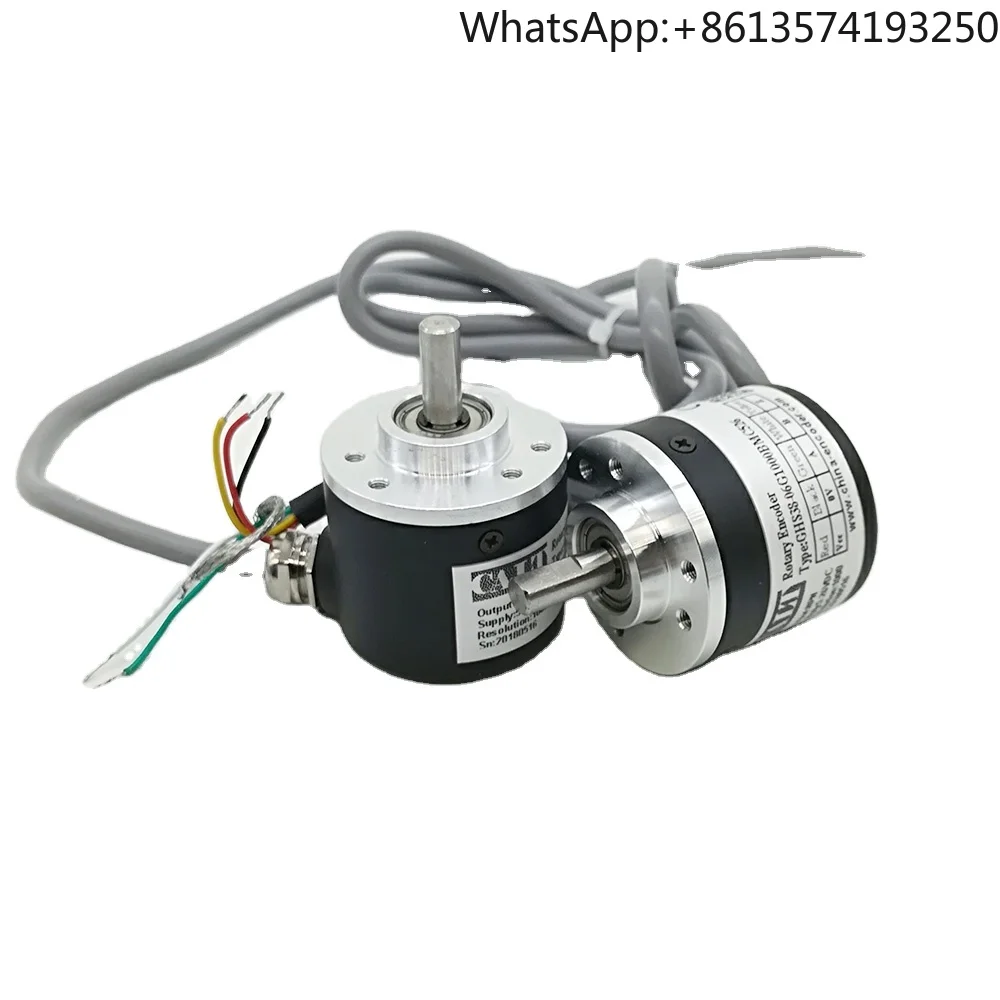 

38mm Solid Shaft Optical Photoelectric Incremental Rotary Encoder Line Driver Output CALT GHS38