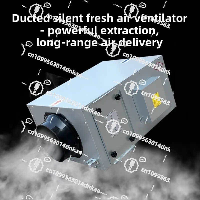 Pipeline Type Silent Fresh Air Ventilator, Exhaust Ventilation and Purification PM2.5 Fresh Air System, One-way Flow Fresh Air