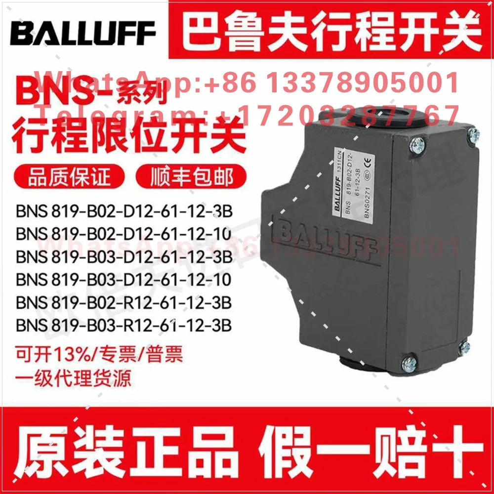Balluff Stroke Switch Limit Switch BNS 819-B02 B 03 - D12 - 61-12-3 B 10