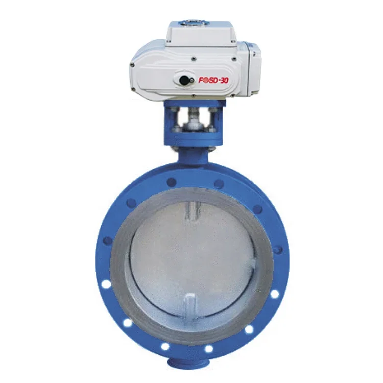 

Stainless Steel 304 316 Flange type Electric Ventilation Butterfly Valve